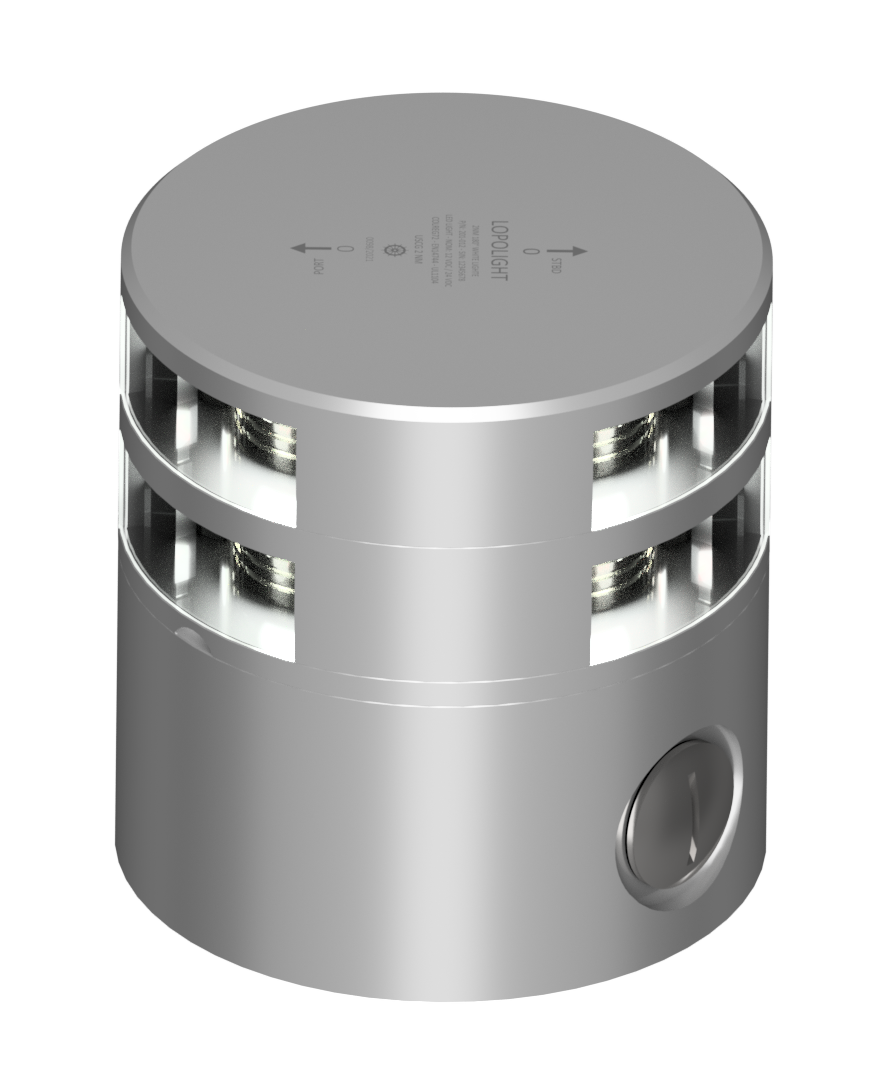 2nm 180° White,dbl,silver w/Conn & Alu-base CSCD 2nm 180° White,dbl,silver w/Conn & Alu-base CSCD